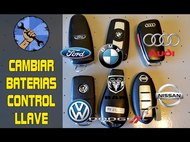 como cambiar la bateria de la llave de tu auto