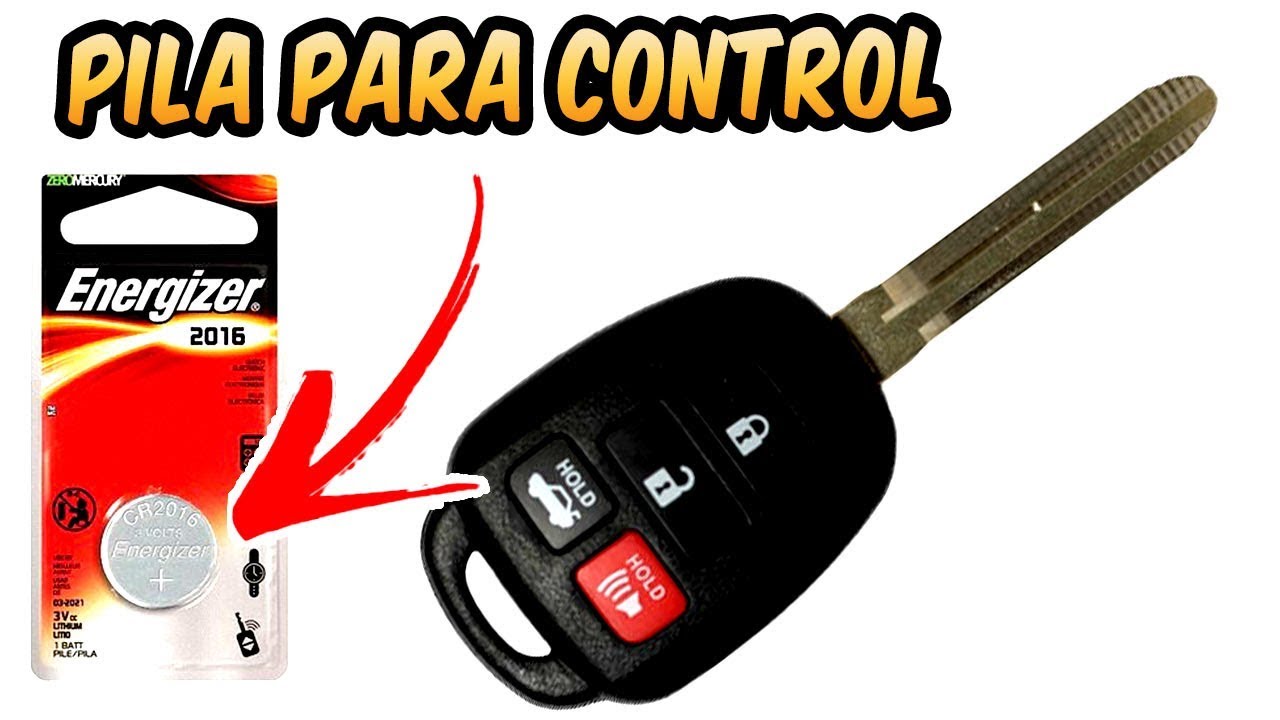 como cambiar la bateria de la llave de un auto toyota