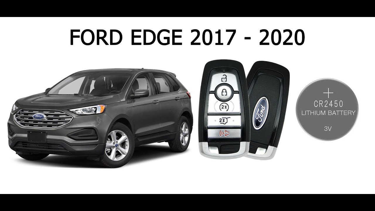 como cambiar la bateria en el llavero ford edge