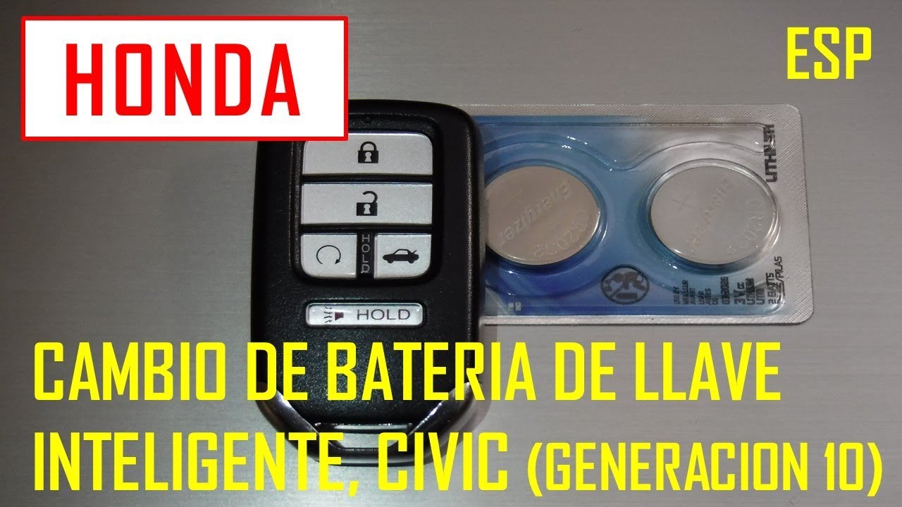 Cómo cambiar la batería en un llavero Honda